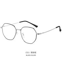 Очки металлические с защитой от синего света 2897-3-GT