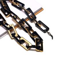 Цепочка для очков из натурального зеленого камня GB105