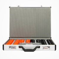 Меднабор из 266 пробных линз в пластиковых оправах в алюминиевом кейсе, 38/25 mm