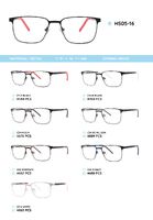 Металлическая оправа с дужками из пластика TR-90 HS05-16