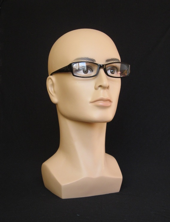 Promotional mannequin on swivel stand for optical shop decoration