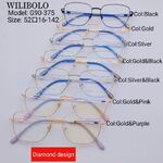 Оправа металлическая ультратонкая женская Wilibolo G90-375