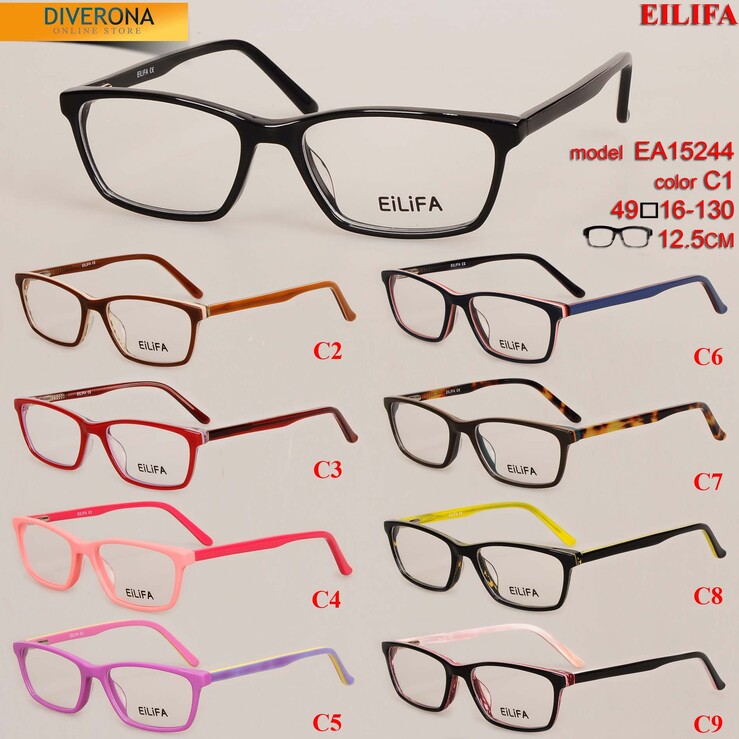 Kids plastic eyeglasses Eilifa EA15244