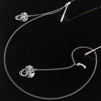 Металлическая нескользящая цепочка, с подвеской в виде летающего дракона, для очков и масок GL212