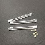 Держатель (кронштейн) для очков, под носоупоры, для вставки в пазы стоек для очков, 90*9 мм