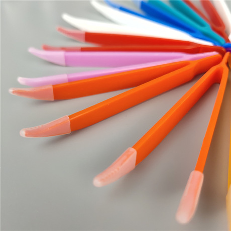 Color silicone tip tweezers SM-090, 78 cm length