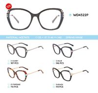 Plastic acetate eyeglasses frame WD4322P