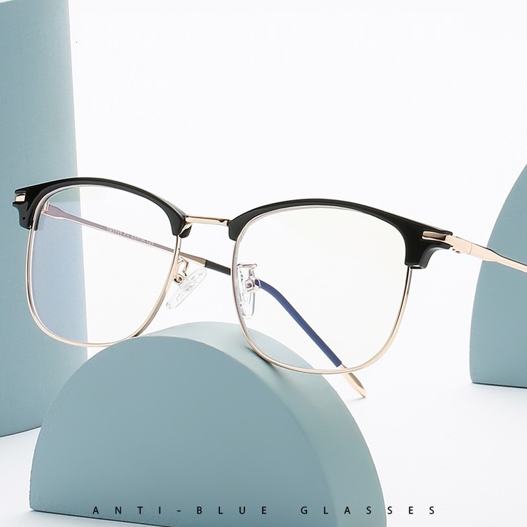 Photochromic Blue Block metal glasses with blue light protection F2713