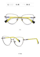 Metal frame with blu-blocker lenses MORE 3018