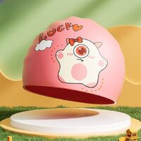 Шапочка для плавания силиконовая водонепроницаемая детская GJ003-YU