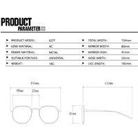 Очки металлические женские с защитой от синего света 606-6277-31301-PN