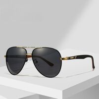 Поляризационные солнцезащитные металлические очки с защитой UV400 2928-GT