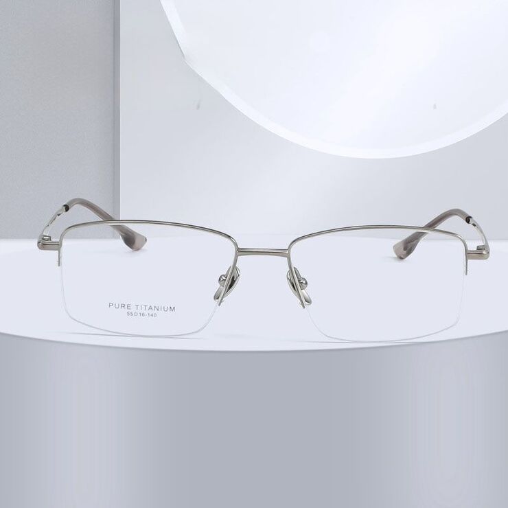Оправа полуободковая сверхлёгкая титановая MAMO PT08152