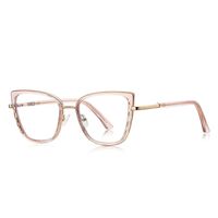 Metal + TR90 plastic Blue Blocker glasses frame for women with UV and blue light protection lenses More FCS3150