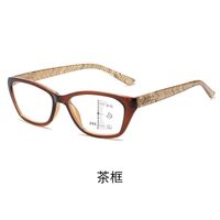 Plastic glasses for reading, with Blue ray cut protection, multifocal, diopters from +1.00 to +4.00, RMC=62-64, KY8511-2多焦点