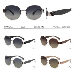 Polarized plastic sunglasses with nylon lenses Rianova R6036