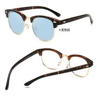 Очки металлические фотохромные с защитой от синего света 3016-2-GT