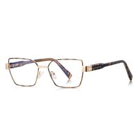 Metal + TR90 plastic Blue Blocker glasses frame for women with UV and blue light protection lenses More FCS3169