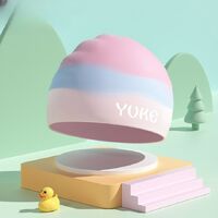 Шапочка для плавания силиконовая водонепроницаемая детская GJ567-YU