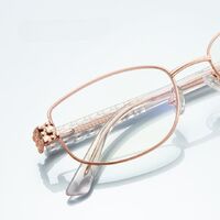 Metal + TR90 plastic Blue Blocker glasses frame for women with UV and blue light protection lenses More FCS3164