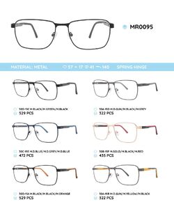 Металлическая оправа с дужками из пластика TR-90 MR0095