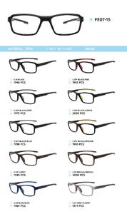 TR90 plastic eyeglasses frame for men FE07-15