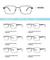 Металлическая оправа с дужками из материала TR-90 MR1008