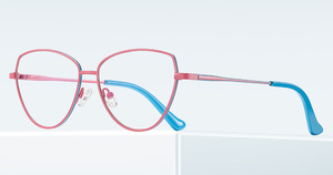 Оправа металлическая с линзами блю-блокерами MORE 3042