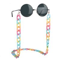 Разноцветная акриловая цепочка для очков GB062