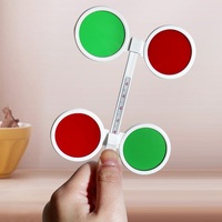 Флиппер офтальмологический с красно-зелёным фильтром ZR-0203