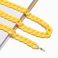 Акриловая нескользящая цепочка, толстая вогнутая 29 цветов, для очков и масок GB011