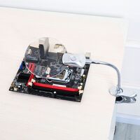 Tabletop magnifying glass with backlight 4B-4A-XX, magnification: 2X, 6X