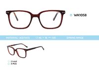 Acetate plastic frames for kids, with spring hinges WK1058