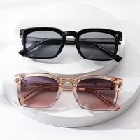 Пластиковые + металл мужские солнцезащитные очки с квадратными линзами Elit BEE3221-EL