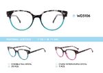 Plastic frames for glasses acetate material WD3106