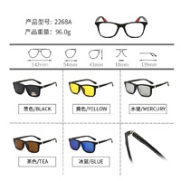 Оправа El Dorado с комплектом поляризационных солнцезащитных насадок (клипон) на магните 2268A (5 штук)