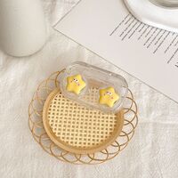 Mini soft contact lens XF208爱心五角蓝云