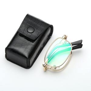 Очки складные корригирующие металлические в футляре 2020