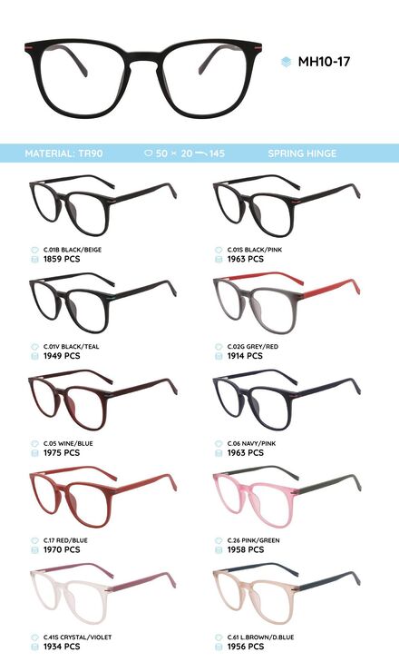 TR90 plastic frame for glasses MH10-17