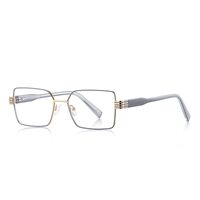 Metal + TR90 plastic Blue Blocker glasses frame for women with UV and blue light protection lenses More FCS3160