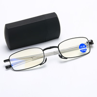 Metal eyeglasses for reading KY022-A Blue ray cut, diopters from +1.00 to +4.00, PD62-64