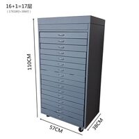 Офисный бокс - витрина для оправ и очков, с откидной крышкой, на 306 мест JS-C221217