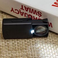 Лупа складная с универсальной подсветкой 21008-XX, диаметр: 21 мм, увеличение: 30X