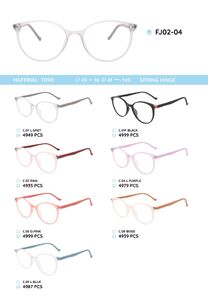 TR90 plastic eyeglasses frame FJ02-04