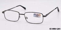 Eyeglasses in a metal frame with case tube Vizzini 03-0084