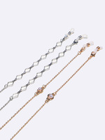 Цепочка для очков из акрила черного и белого цветов GM135