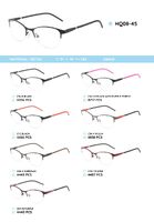 Металлическая оправа с дужками из материала TR-90 HQ08-45