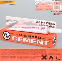 Клей прозрачный G-S HYPO Cement Contents для вклеивания камушек 管与粘接剂
