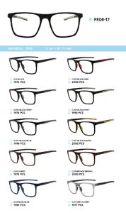 TR90 plastic eyeglasses frame for men FE08-17