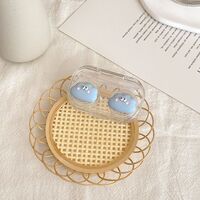 Mini soft contact lens XF208爱心五角蓝云